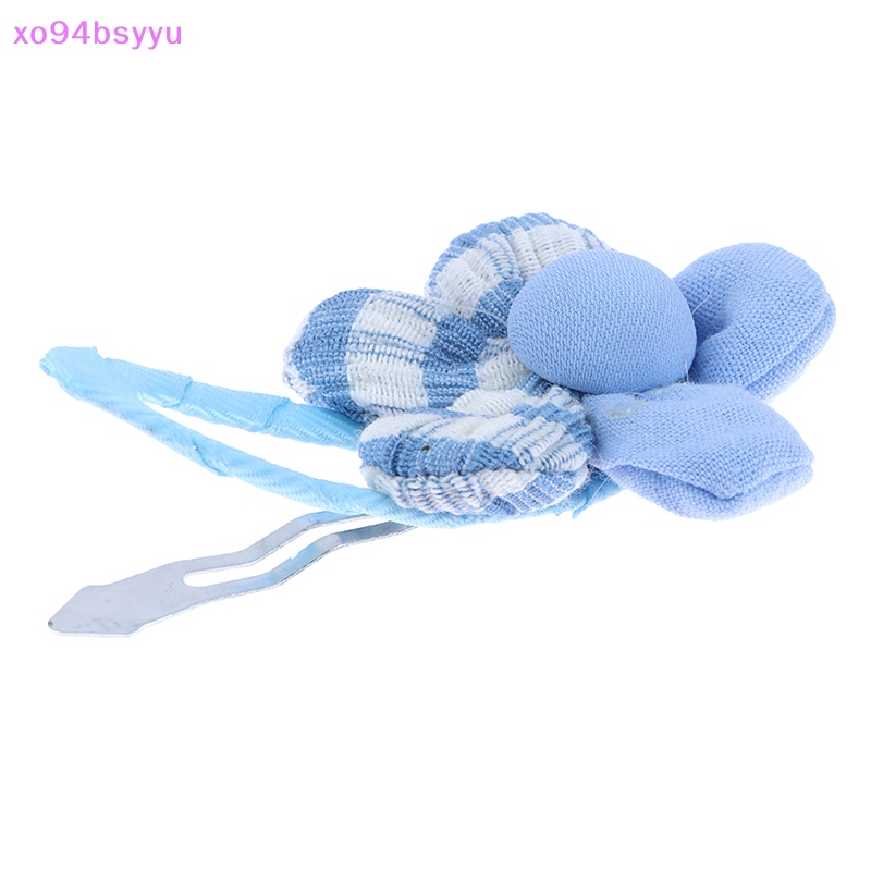1 Cặp Kẹp Tóc Xo94Bsyu Họa Tiết Hoa Đơn Giản Đáng Yêu Cho Bé Gái