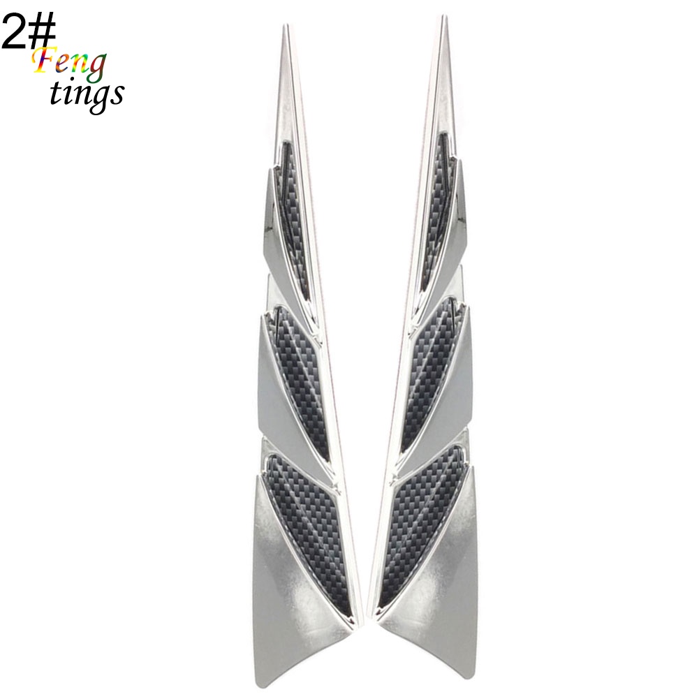 Bộ 2 Miếng Dán Trang Trí Lỗ Thông Gió Xe Hơi Độc Đáo