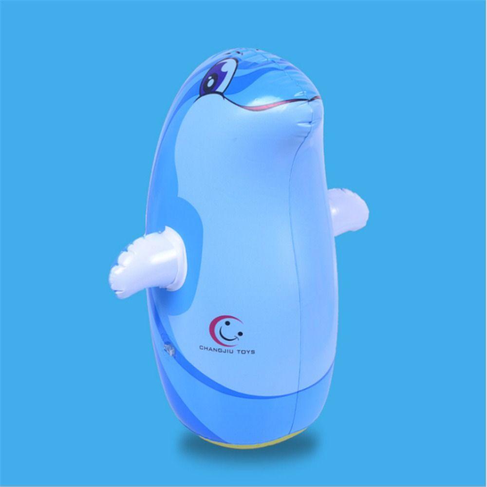 Bong Bóng Bơm Hơi Bằng PVC Họa Tiết Động Vật Hoạt Hình Cho Trẻ Sơ Sinh