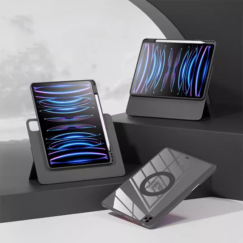 Vỏ từ tính cho ipad pro 11 12.9 2022 10th gen 10.9 air 5 4 air 3 2 1 10.2 9th 8th 7th 2017 2018 9.7 5th 6th cho ipad mini 6 case có thể tháo rời bằng giá đỡ bút chì