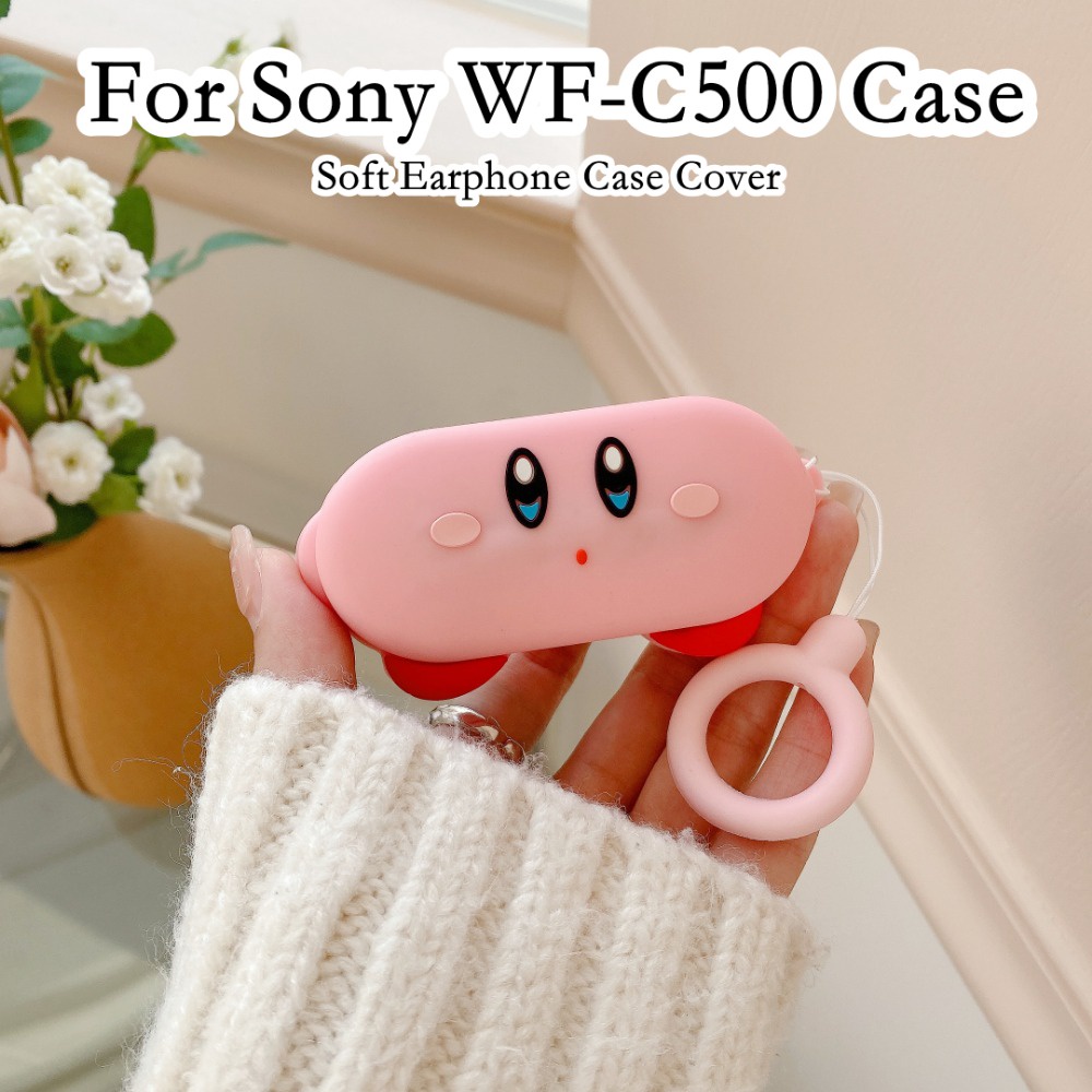 Hàng Có Sẵn! Hàng Có Sẵn! Vỏ Bảo Vệ Hộp Sạc Tai Nghe Sony WF-C500 WF-C500 Mềm Họa Tiết Hoạt Hình Dễ Thương