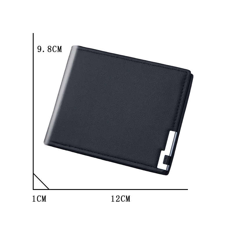 Ví da nam nữ dáng ngang LETIS VI15, bóp tiền thẻ nhỏ gọn tiện dụng màu cơ bản đơn giản chất liệu bền bỉ