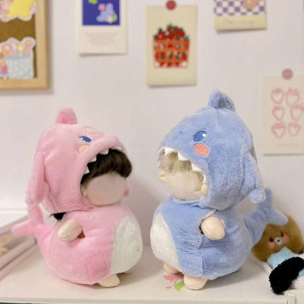 Bộ Áo Liền Quần Mini 20cm Bằng Vải Bông Hình Động Vật Cho Búp Bê UUMIR