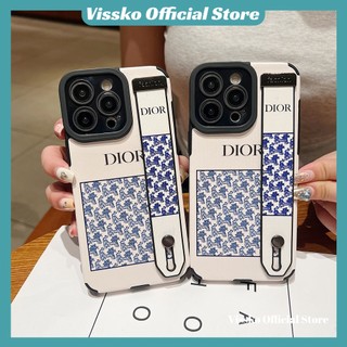 Ốp Điện Thoại Màu Trắng Có Dây Đeo Cổ Tay Cho iPhone 7 8 Plus X Xs Max XR 11 Pro Max 12 Pro Max 13Pro 14 Pro Max 14 Plus