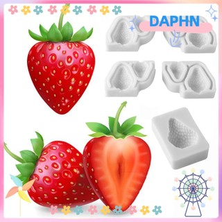 Daphne Khuôn Silicon Làm Bánh Kẹo Hình Trái Dâu Thân Thiện Với Môi Trường DIY