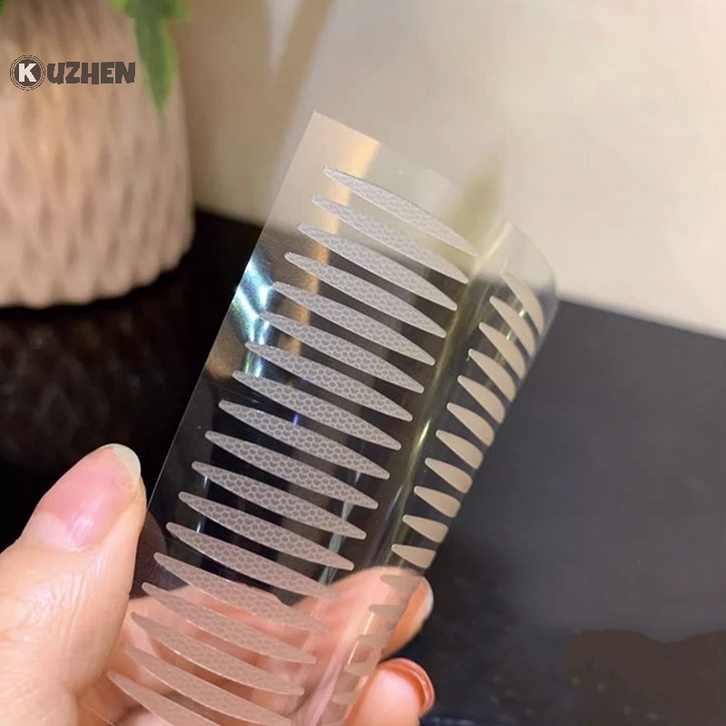 Kuzhen Băng Keo Lưới Dán Mắt Hai Mí Trong Suốt Tự Dính