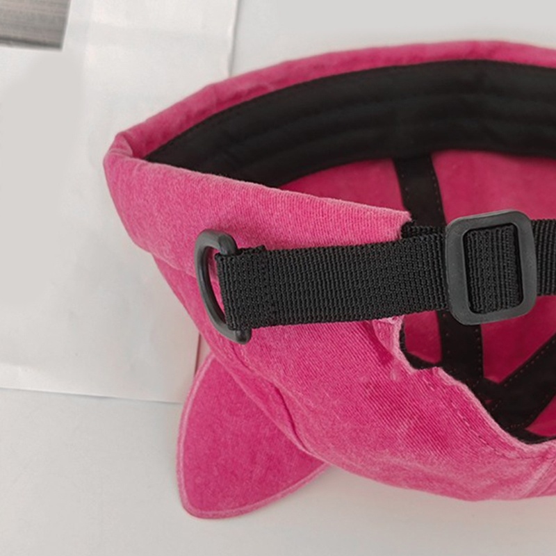 Ch *  Mũ Beanie Màu Trơn Thoáng Khí Nhiều Màu Sắc Trang Trí Tai Mèo Không Vành Mùa Hè Be