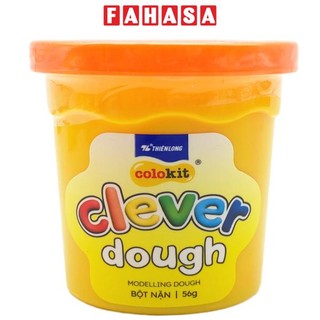 Bột nặn clever dough 56g - colokit md-c008 - màu cam