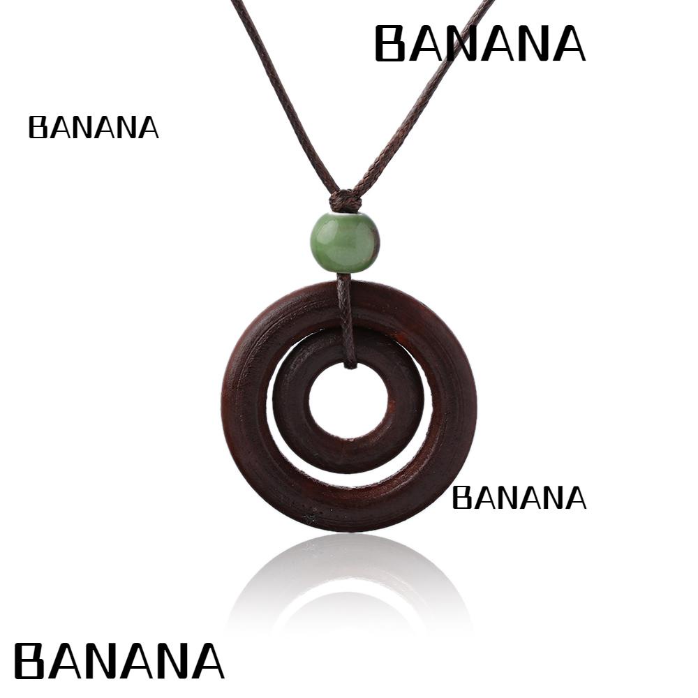 Vòng cổ Hạt Gỗ Chuối 1