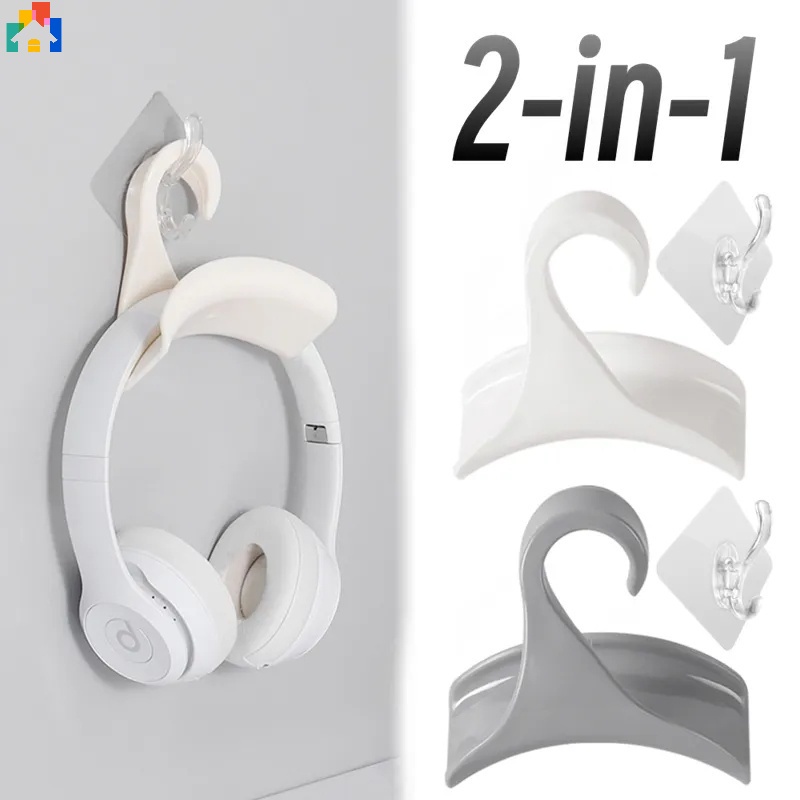 Giá Đỡ Vòm Tai Nghe Gắn Tường Không Cần Khoan Tiện Dụng