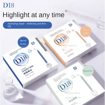 Mặt Nạ Ceramide D18 Tự Nhiên Dưỡng Ẩm Làm Trắng Da Thu Nhỏ Lỗ Chân Lông