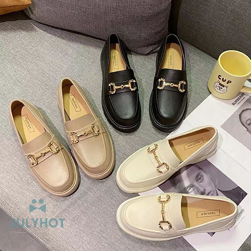 Mát cao su thời trang phong cách Anh dày duy nhất cổ điển Mary Jane Giày duy nhất chống trượt mặc giản dị VN