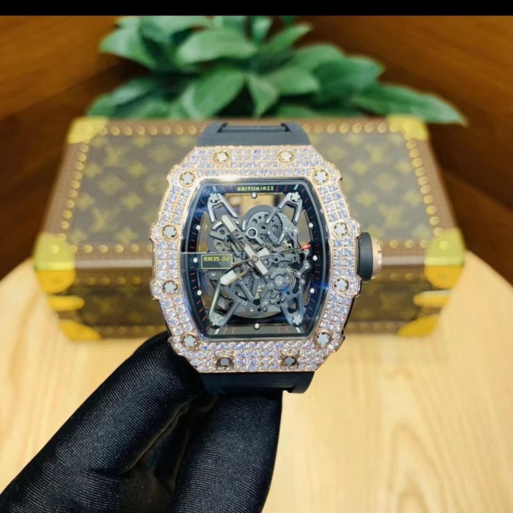 Đồng Hồ Đeo Tay Richard Miller Mặt Tròn Thời Trang Cao Cấp Dành Cho Nam