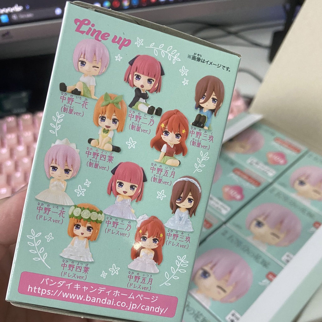 Blind Box Gotoubun no Hanayome Relacot - Mô Hình Gacha Nhà Có 5 Nàng Dâu