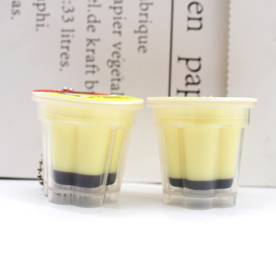 Móc Khóa Hình Bánh Pudding Đàn Hồi Mềm Mại
