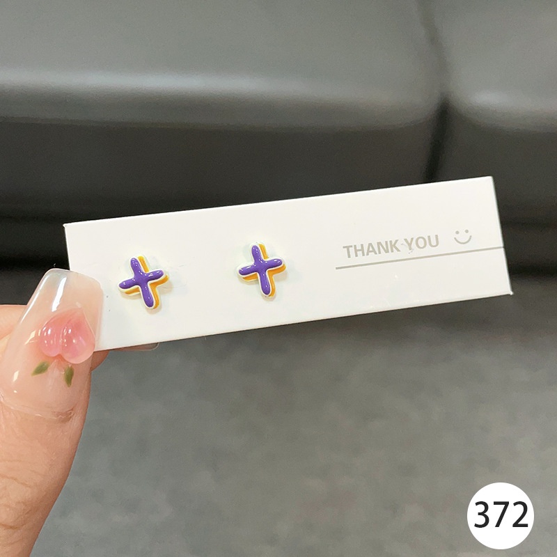 Bông Tai Mạ Bạc 925 Thiết Kế Đơn Giản Thời Trang Cho Nữ