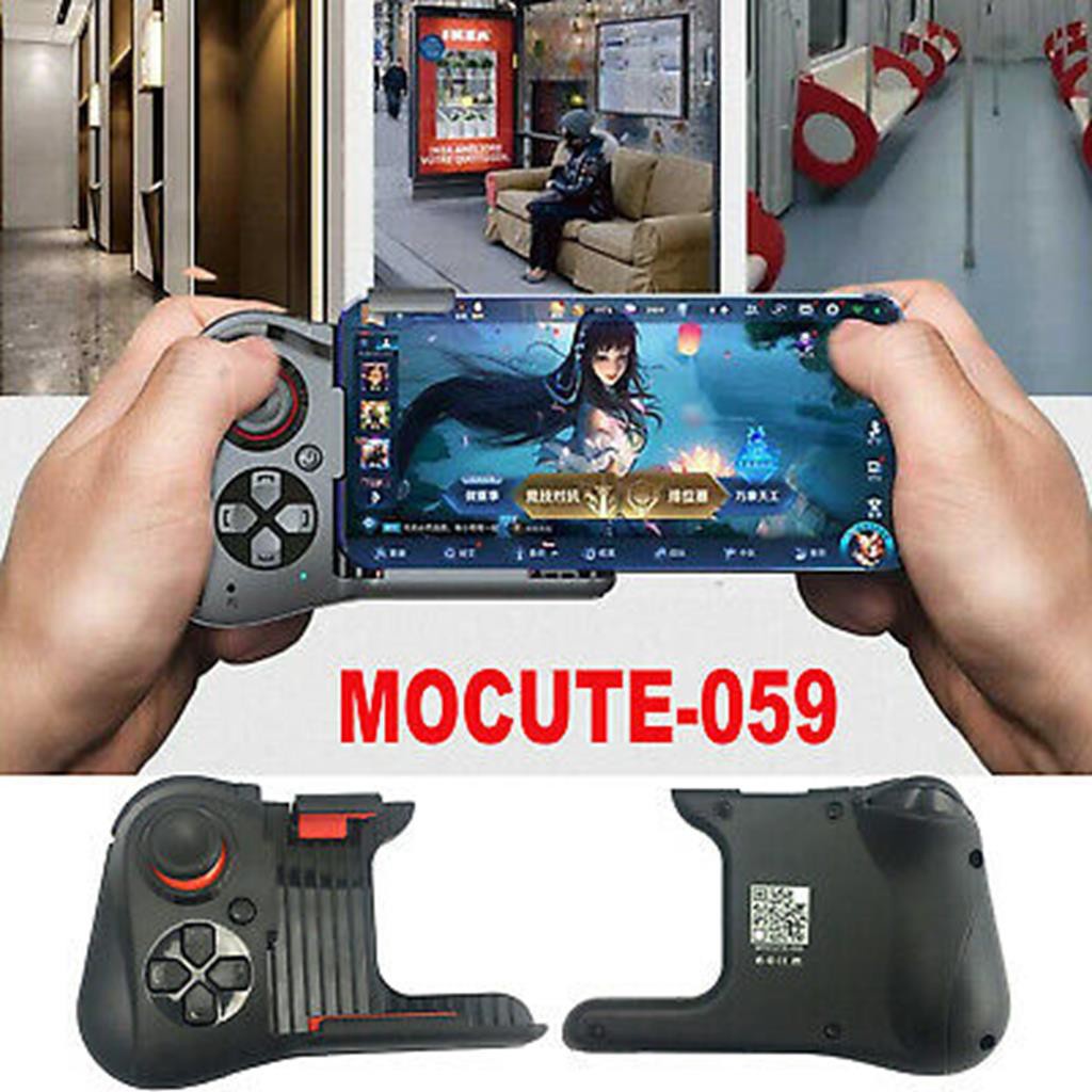 Tay Cầm Chơi Game Bluetooth MOCUTE 059,tay cầm chơi game 1 bên Hỗ Trợ Chơi fifa, free fire, ROS,Liên Quân Mobile -DC3934
