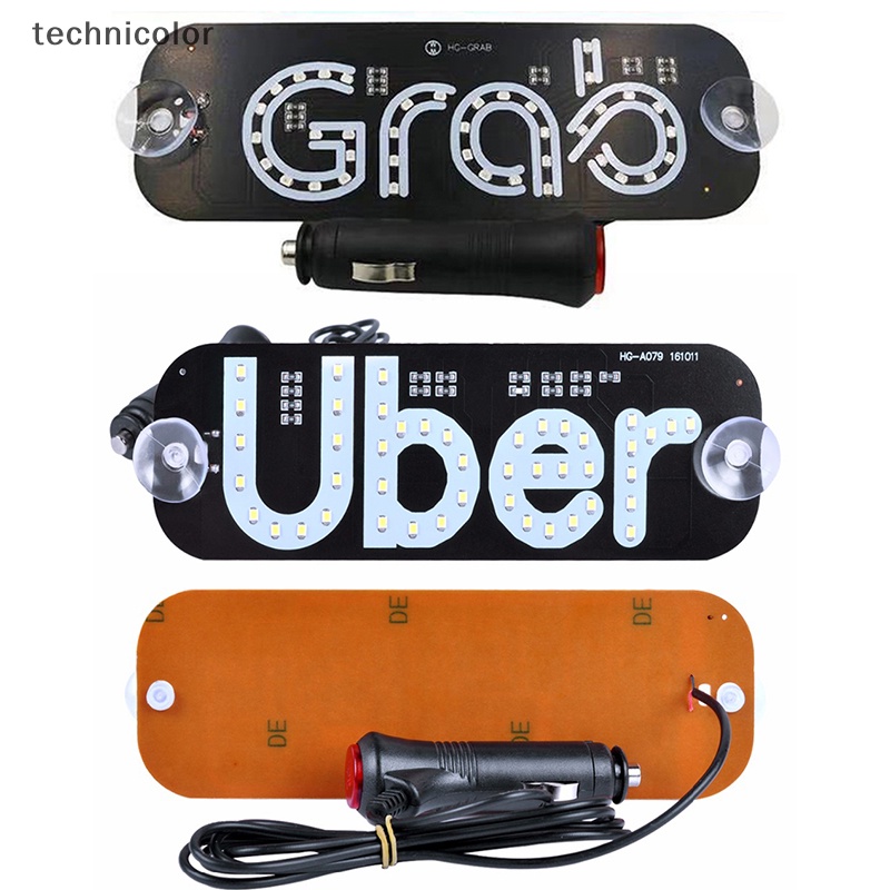 Giảm giá universal grab taxi led quảng cáo dấu hiệu đèn báo đèn báo xe 12v cửa hàng