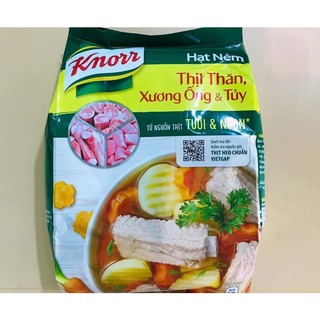 Hạt nêm thịt thăn, xương ống, tủy Knorr gói 1,8 Kg
