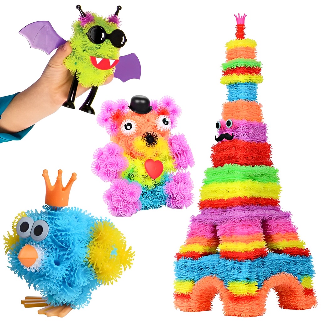 100-1200PCS BUNCHEMS MAGIC BALL 400+ PIECES ACCESSORIES 3D CREATION KIT KIDS GIFT