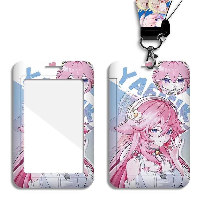 Ví Đựng Thẻ id / Thẻ id Họa Tiết Hoạt Hình anime yuanshen id Cho Học Sinh