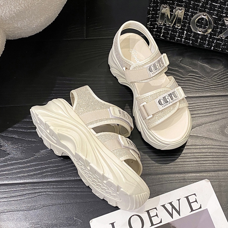 CK  dép sandal nữ giày sandal nữ dép đế cao đi biển Thoải Mái Xinh Xắn 31Z23080218