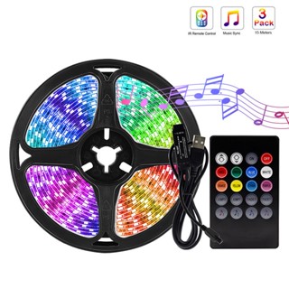 [HCM] Dải Đèn LED TV Đèn Nền RGB SMD5050 5V 30Led/M USB, Đèn Ngủ Dây Ruy Băng Trang Trí Cho Lễ Hội Giáng -PD112