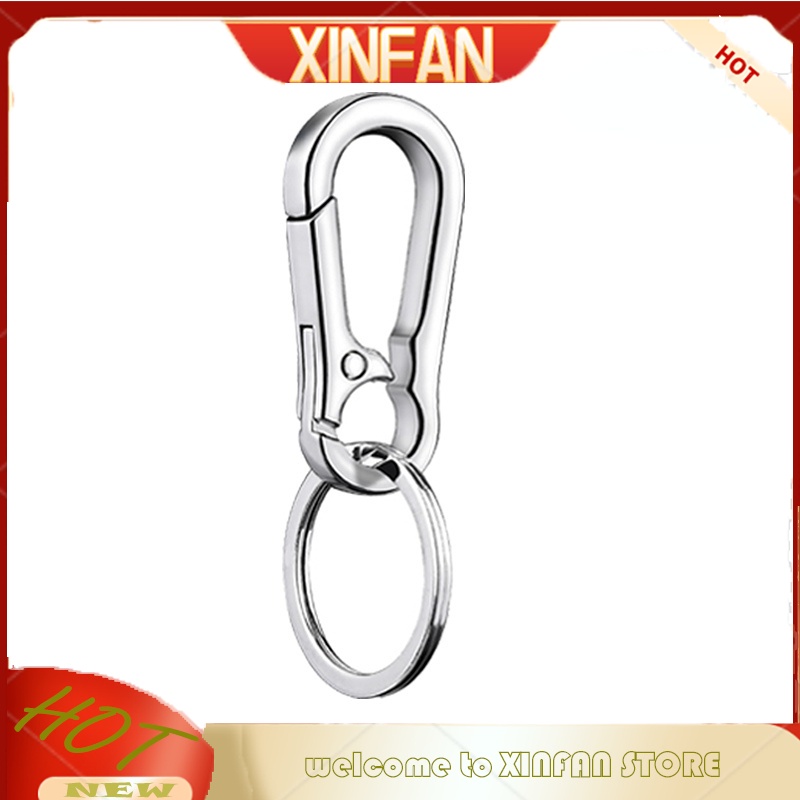 Xinfan Vòng Đệm Lò Xo Bằng Thép Không Gỉ Màu Bạc Bảo Vệ An Toàn Cho Thắt Lưng Xe Hơi