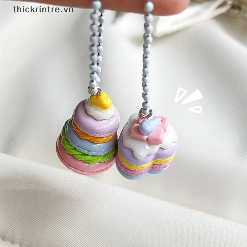 Móc Khóa Hình Bánh Kem Mưa Dễ Thương