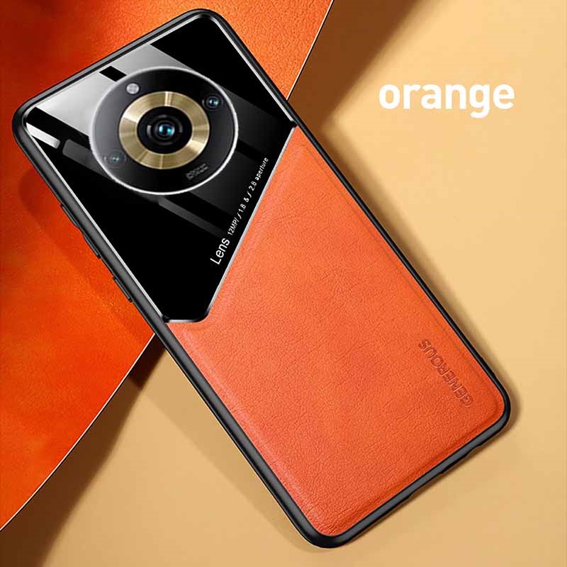 Ốp Điện Thoại pc + Da + Kính Mica Chống Sốc Cho Realme11 Pro Realme 11 Pro 11Pro Plus Pro + 5G