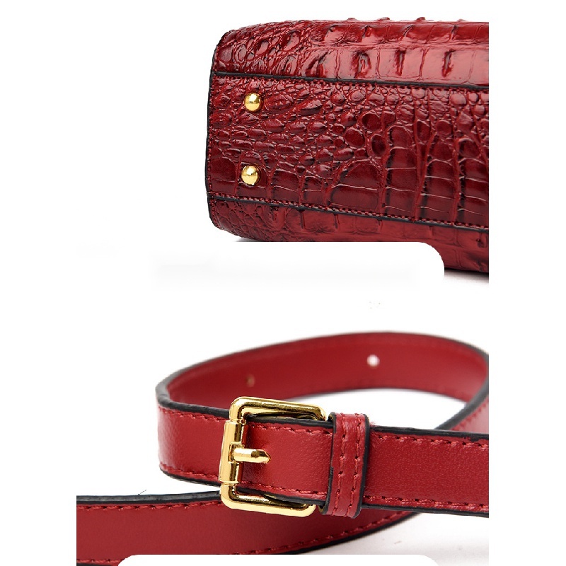 Túi Xách Họa Tiết Da Cá Sấu Cao Cấp Phong Cách Phương Tây Dễ Phối Đồ Hàng Mới Bán Chạy