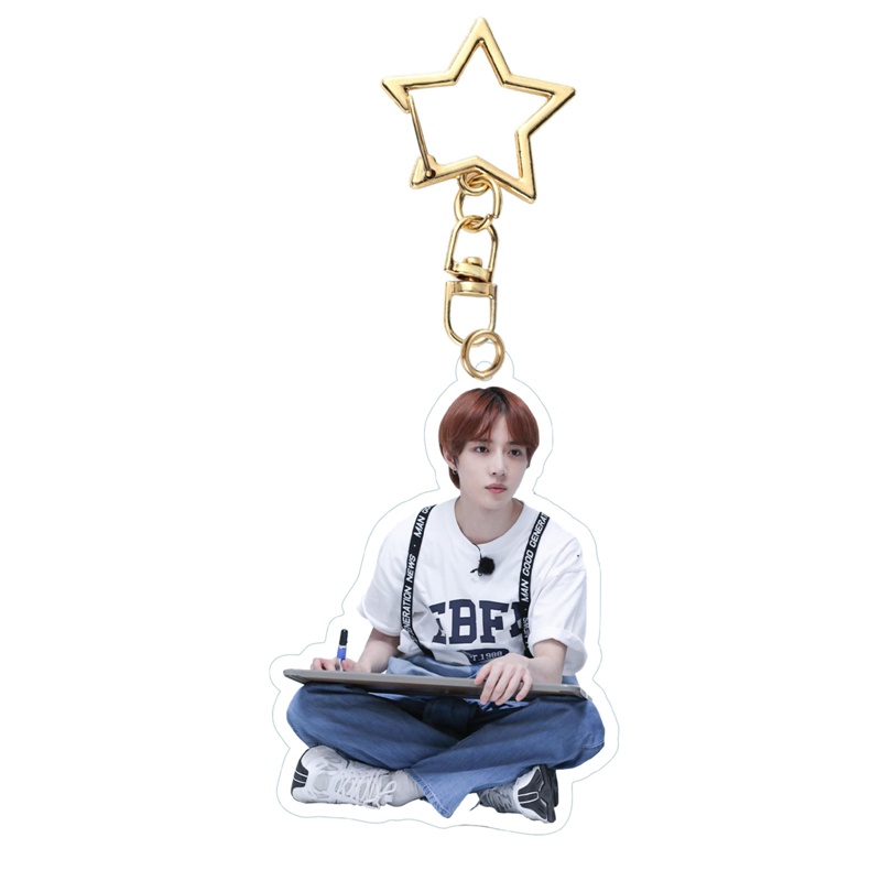 Bh kpop txt men's group acrylic keychain bag mặt dây chuyền