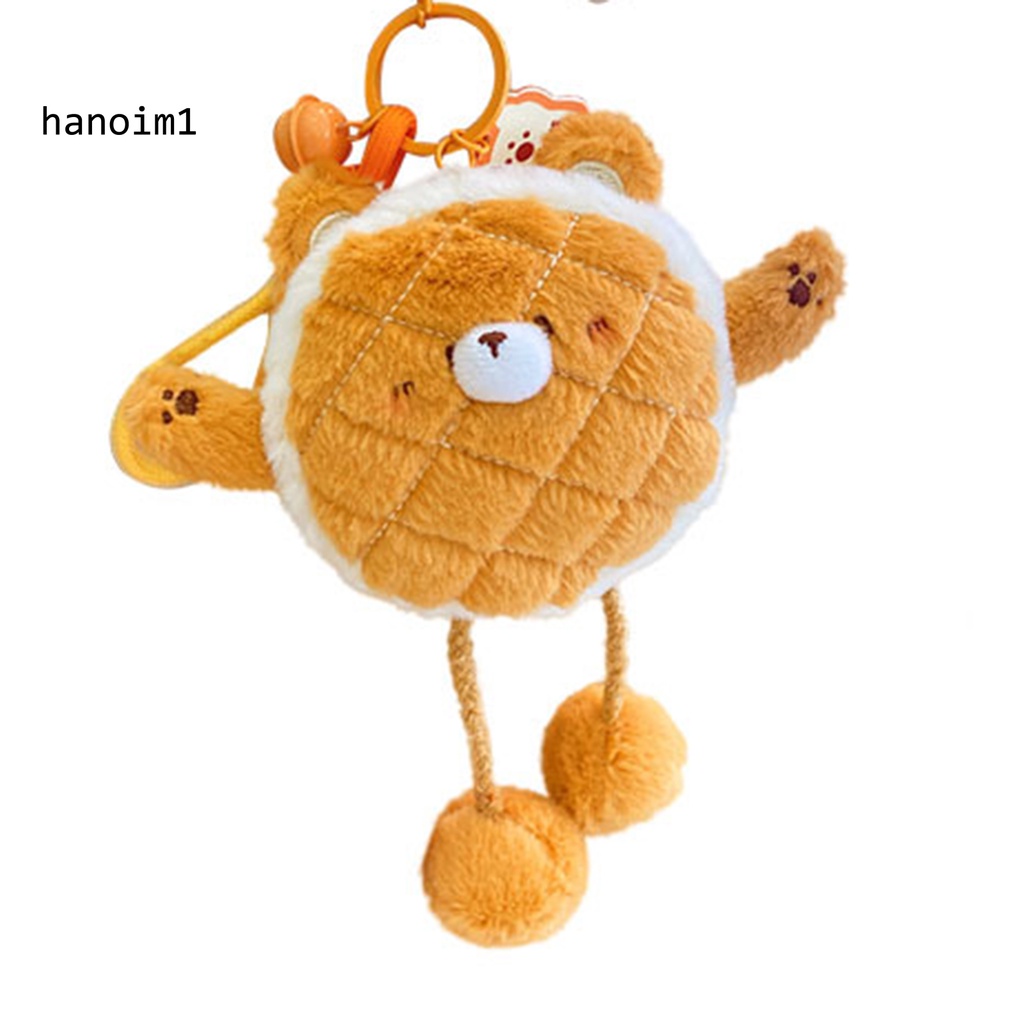 Ys1 dễ thương bread plush s purse cartoon sandwich toast bread doll mặt dây chuyền sang trọng thẻ chìa khóa sáng tạo người giữ son môi quà tặng sinh nhật cô gái
