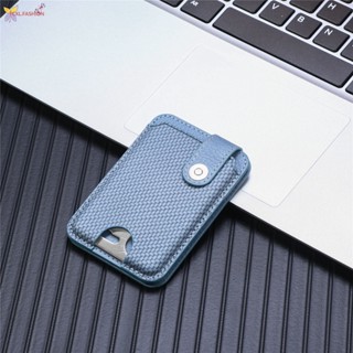 Chủ thẻ điện thoại kết dính mỏng 2 hình dán ví điện thoại di động gấp cho phụ nữ nam giới