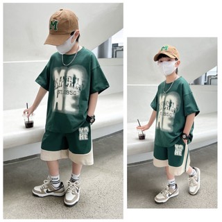 Bộ thun cotton bé trai 1985