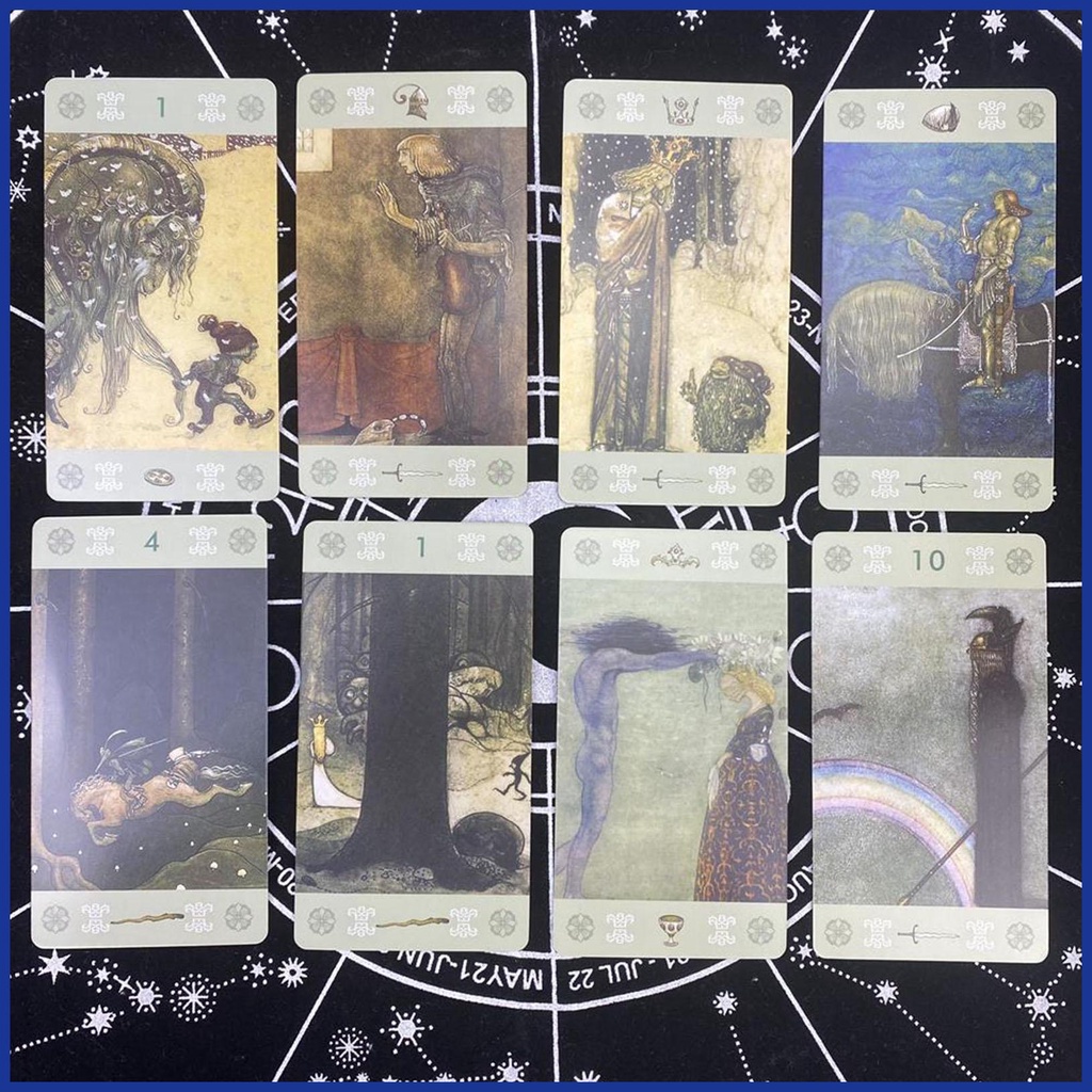 Oracle cards john bauer tarot party giải trí cờ vua thẻ giải trí bảng trò chơi tarot các phong cách khác nhau của aiavn