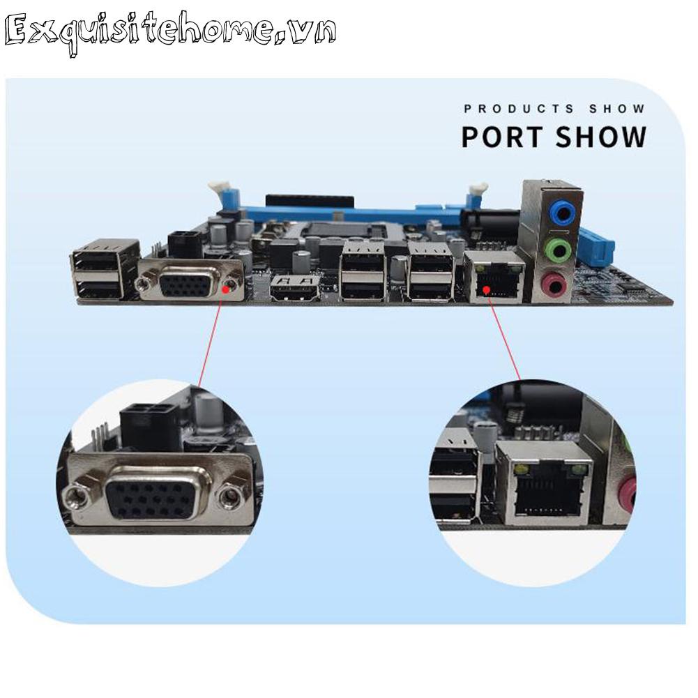 Bo mạch chủ h61 16gb micro-atx desktops mainboard lga1155 socket i3 / i5 / i7 cpu