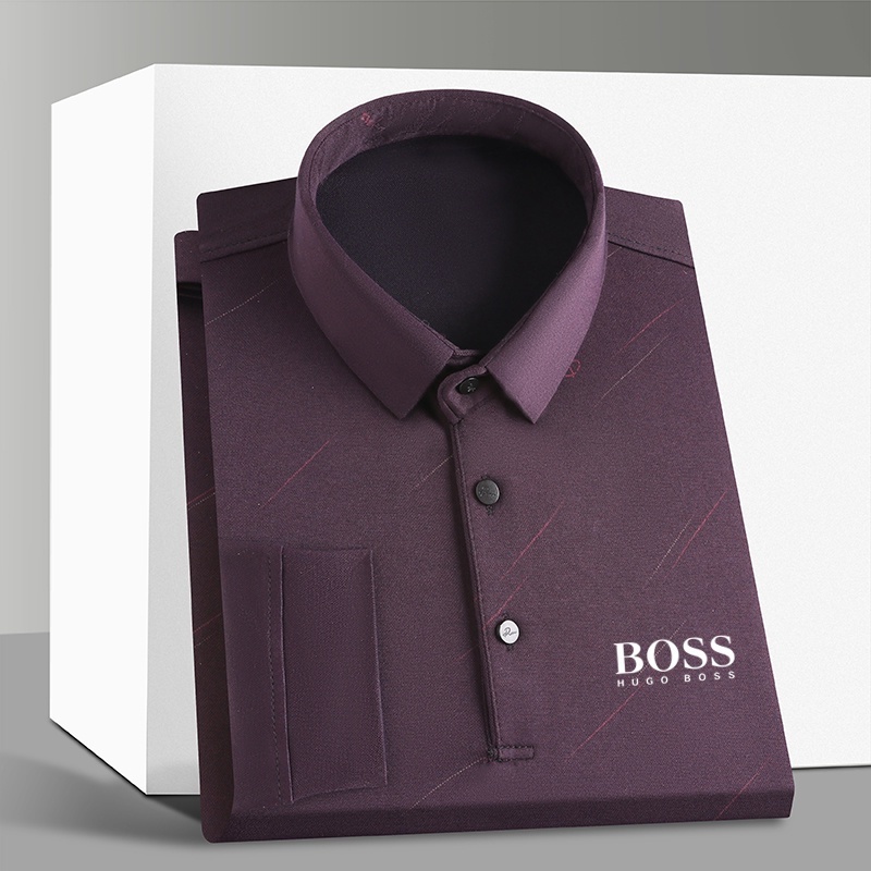 Áo Thun polo Sếp Tay Dài Xu Hướng Mới Xuân Thu Cho Nam