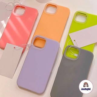 Ốp Điện Thoại Silicon Lỏng Macaron Cho IPhone 17 16 15 14 Pro Max 12 13 ProMax Ốp lưng Mềm Chống Rơi