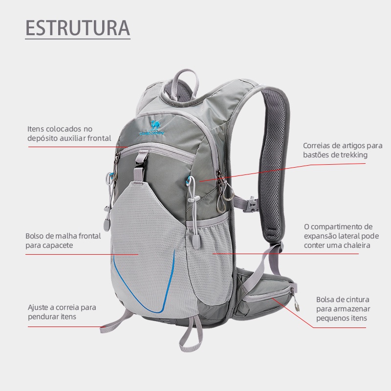 Ba Lô Leo Núi Dung Tích 12l Siêu Nhẹ Tiện Dụng