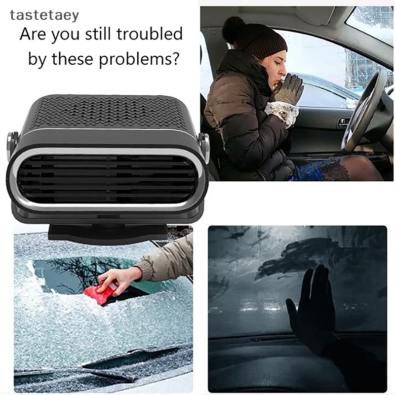 Ngon 4 trong 1 máy sưởi ô tô 12v / 24v 150w / 260w làm mát bằng điện quạt heag máy sấy điện di động kính chắn gió khử sương mù demister defroster en