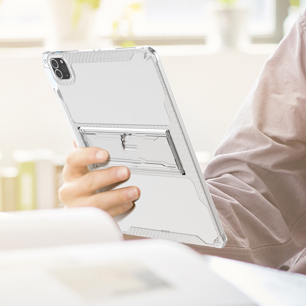 Bao da máy tính bảng cho ipad 7th 8th thế hệ thứ 9 bao da trong suốt cho ipad 10.2 2021 2020 2019 có giá đỡ bút chì + đế pc