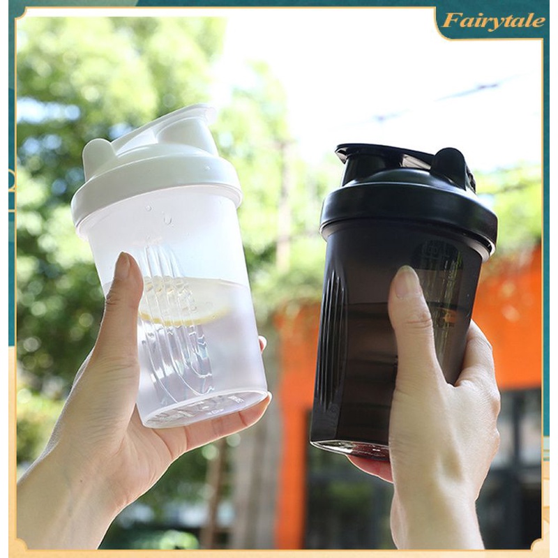 ☢ Bình nước bình lắc Protein 300ml Chống rò rỉ Cốc nước thể thao bằng nhựa Máy xay sinh tố Bình lắc có bóng đánh trứng không gỉ Phụ kiện đồ uống