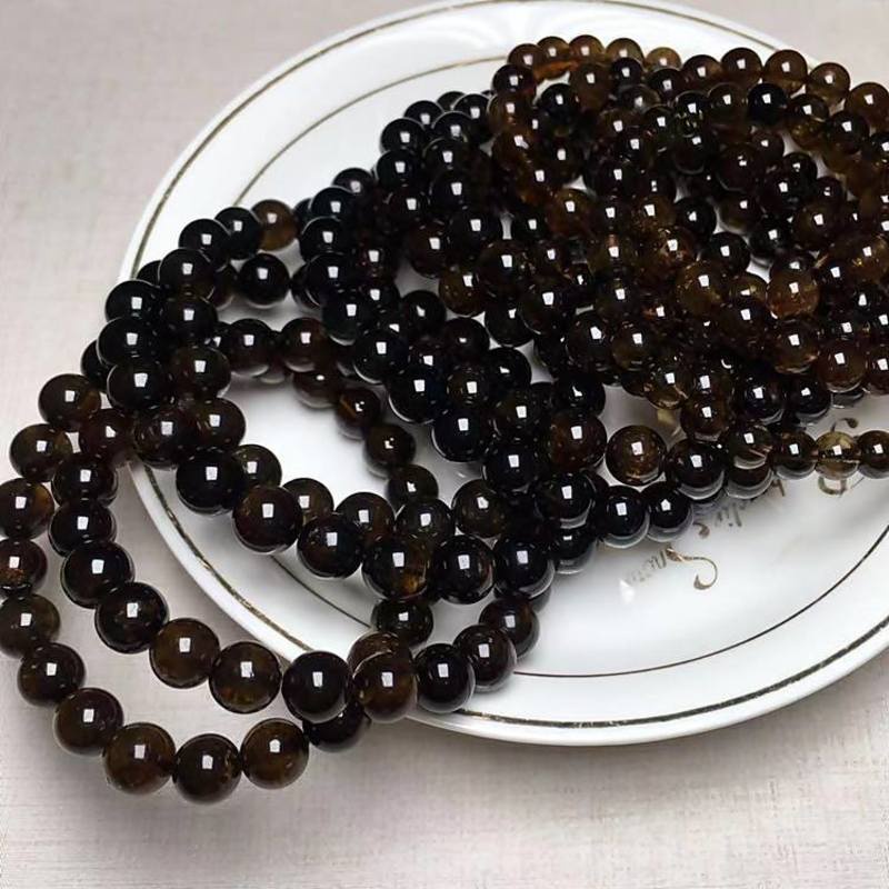 Cà phê tự nhiên màu tourmaline nữ hoàng vòng tay đá nữ