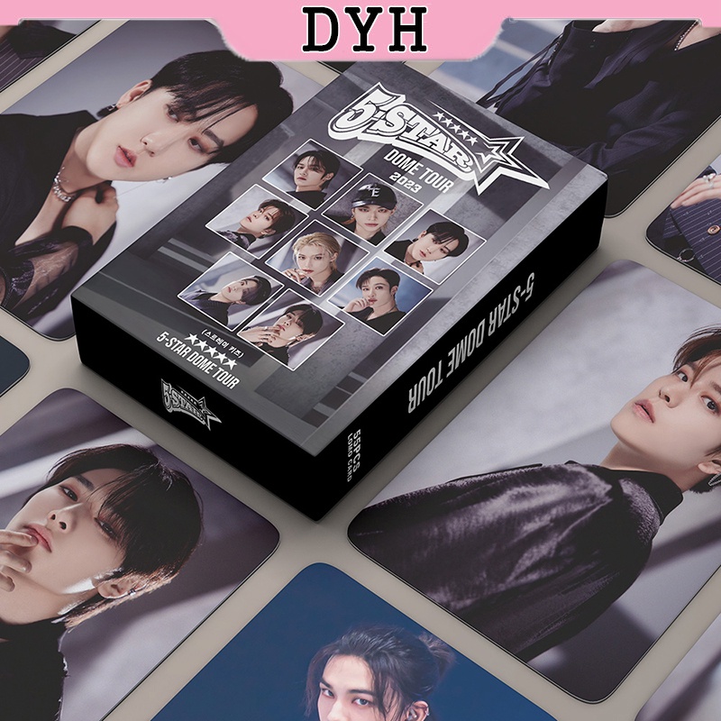 Stray Kids Card Set 55 Tấm Thẻ Ảnh Dome Tour Kpop Lomo Card Hình Nhóm Nhạc