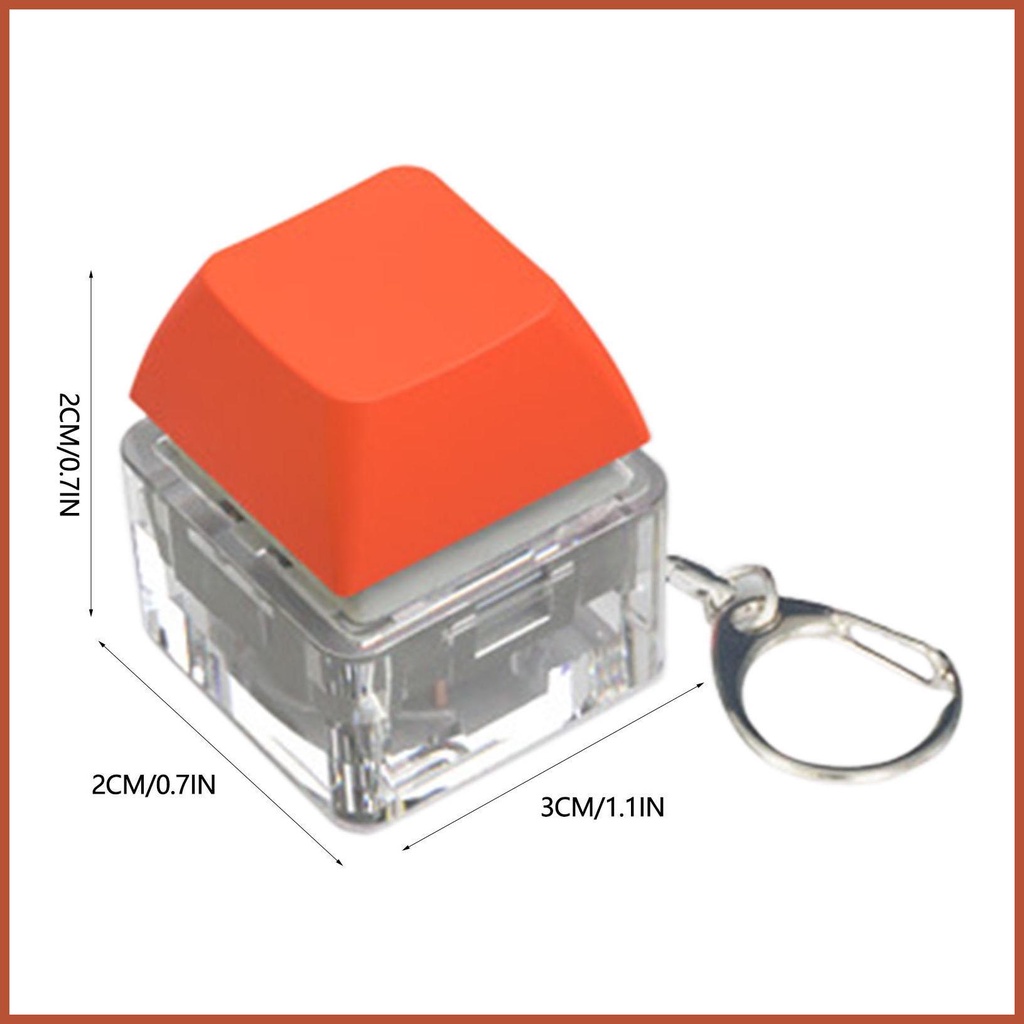 Bàn phím keychain bàn phím cơ trục tester đồ chơi thư giãn nút thần tài đồ chơi ngón tay giảm căng thẳng quà tặng bhsydvn