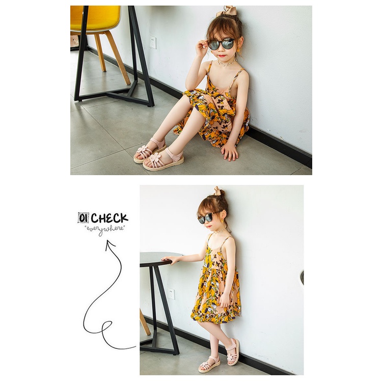 Giày Sandal Công Chúa Thời Trang Mùa Hè Hàn Quốc 2023 Cho Bé Gái