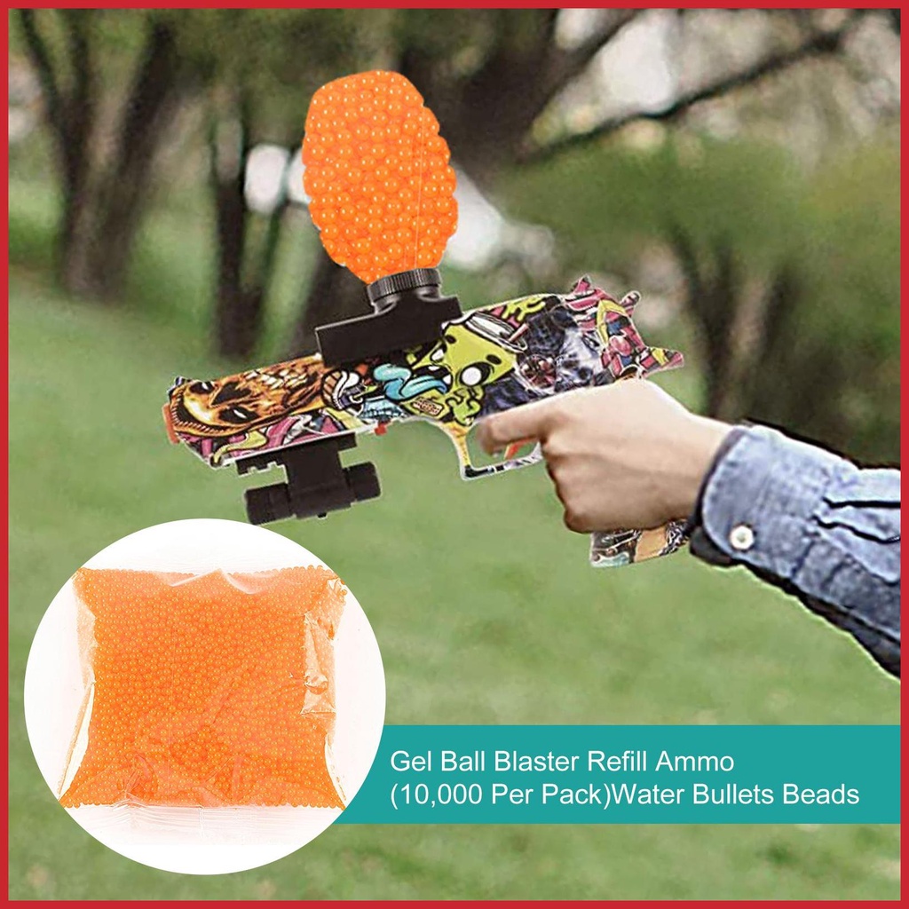 10000 cái gel refill đạn hạt nước splatrsplat bullets for gel toy for home decor water beads pievn