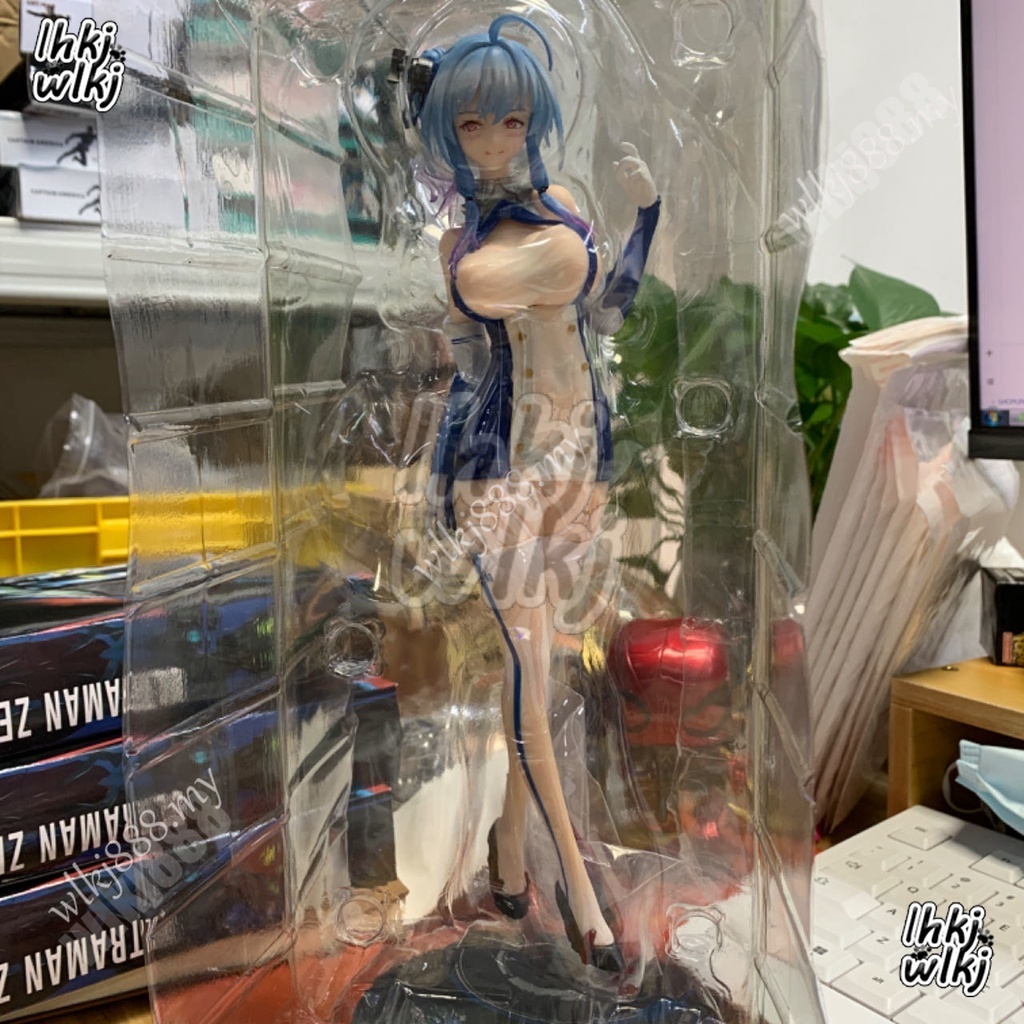 Hình hành động 26 cm uss st louis azur lane váy dạ hội cởi trang trí phòng không có hộp mô hình búp bê