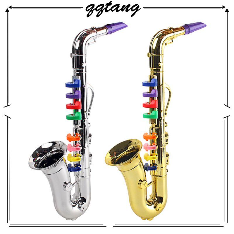 Qq * giáo dục saxophone âm nhạc thực hành nhạc cụ tương tác trẻ em mô phỏng âm nhạc kèn saxophone mini to